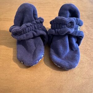 Zutano Baby Booties, Navy, 12 mo